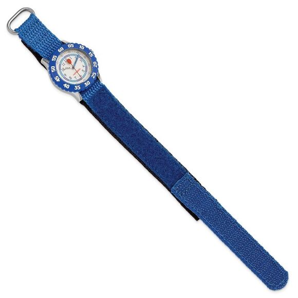 Red Balloon Boys Blue Velcro Band Time Teacher Watch - Picture 2 of 5
